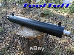 22 25 Ton OEM Hydraulic Log Splitter Cylinder Double Acting 4 Bore x 24 Stroke