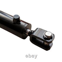 Ag Clevis Hydraulic Cylinder Welded Double Acting 3.5 Bore 24 Stroke 3.5x24