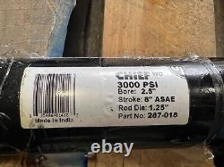 CHIEF 287-018 Welded Hydraulic Cylinder 2.5 Bore x 8 Stroke 1.25 Rod 3000 psi