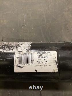 CHIEF WX WELDED HYDRAULIC CYLINDER 4 BORE X 14 STROKE 2 ROD 3000psi