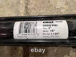 Chief 211-307 2 Bore x 16 Stroke 1.125 Rod PSI 3000 Tie-rod Hydraulic Cylinder