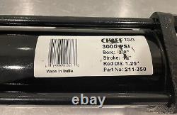 Chief 211-350 Hydraulic Cylinder 3 Bore 12 Stroke 3000 PSI NEW! FREE SHIPPING