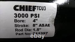 Chief 400815TCU3 4 In Bore Dia 8 In Stroke L Tie-Rod Style Hydraulic Cylinder