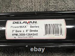 Delavan Hydraulic Tie-Rod Cylinder PML3008-125ASAE, 3 Bore, 8 Stroke, 2500 PSI