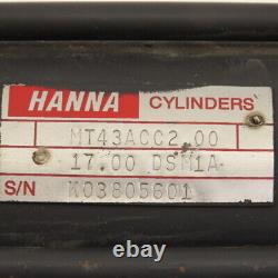 Hanna MT43ACC2.00 2 Bore 17 Stroke Trunnion Mount Hydraulic Cylinder
