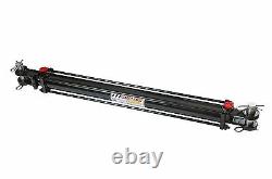 Hydraulic Cylinder Tie Rod Double Action 2.5 Bore 24 Stroke 2500 PSI 2.5x24