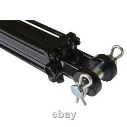 Hydraulic Cylinder Tie Rod Double Action 2.5 Bore 4 Stroke 2500 PSI 2.5x4 NEW