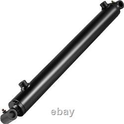 Hydraulic Cylinder Welded Double Acting 1.5 Bore 16 Stroke Cross Tube 1.5x16