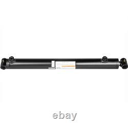 Hydraulic Cylinder Welded Double Acting 1.5 Bore 16 Stroke Cross Tube 1.5x16