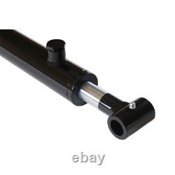 Hydraulic Cylinder Welded Double Acting 1.5 Bore 18 Stroke Cross Tube 1.5x18