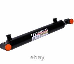 Hydraulic Cylinder Welded Double Acting 1.5 Bore 24 Stroke Cross Tube 1.5x24