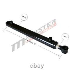 Hydraulic Cylinder Welded Double Acting 1.5 Bore 6 Stroke Tang 1.5x6 WTG style