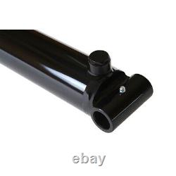 Hydraulic Cylinder Welded Double Acting 2.5 Bore 12 Stroke Cross Tube 2.5x12