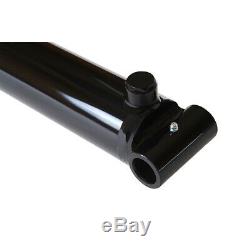 Hydraulic Cylinder Welded Double Acting 2.5 Bore 36 Stroke Cross Tube 2.5x36