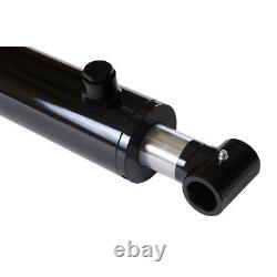 Hydraulic Cylinder Welded Double Acting 2.5 Bore 42 Stroke Cross Tube 2.5x42