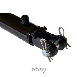 Hydraulic Cylinder Welded Double Acting 2.5 Bore 4 Stroke Clevis 2.5x4 NEW