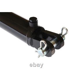 Hydraulic Cylinder Welded Double Acting 2.5 Bore 8 Stroke Clevis 2.5x8 NEW