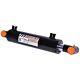 Hydraulic Cylinder Welded Double Acting 2.5 Bore 8 Stroke Cross Tube 2.5x8 New