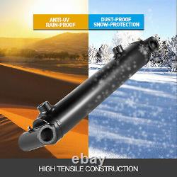 Hydraulic Cylinder Welded Double Acting 2 Bore 10 Stroke Cross Tube 2x10