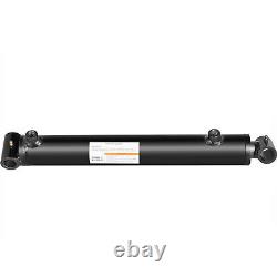 Hydraulic Cylinder Welded Double Acting 2 Bore 14 Stroke Cross Tube 2x14 SAE6