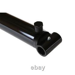 Hydraulic Cylinder Welded Double Acting 2 Bore 18 Stroke Cross Tube 2x18 NEW