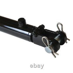 Hydraulic Cylinder Welded Double Acting 2 Bore 20 Stroke Clevis End 2x20 NEW