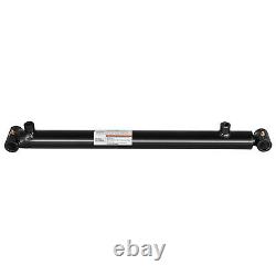 Hydraulic Cylinder Welded Double Acting 2 Bore 24 Stroke Cross Tube 2x24