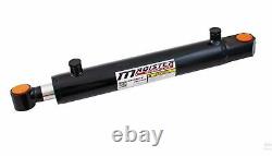 Hydraulic Cylinder Welded Double Acting 2 Bore 24 Stroke Tang 2x24 WTG NEW