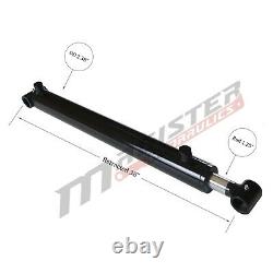 Hydraulic Cylinder Welded Double Acting 2 Bore 30 Stroke Cross Tube 2x30 NEW