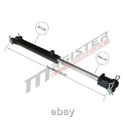 Hydraulic Cylinder Welded Double Acting 2 Bore 8ASAE Stroke Clevis End 2x8ASAE