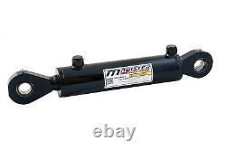 Hydraulic Cylinder Welded Double Acting 2 Bore 8 Stroke Swivel Eye End 2x8 NEW