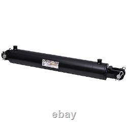 Hydraulic Cylinder Welded Double Acting 3.5 Bore 12 Stroke Clevis 3.5x12 NEW