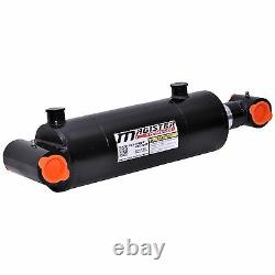 Hydraulic Cylinder Welded Double Acting 3.5 Bore 12 Stroke Cross Tube 3.5x12