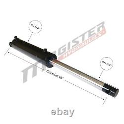 Hydraulic Cylinder Welded Double Acting 3.5 Bore 20 Stroke PinEye End 3.5x20