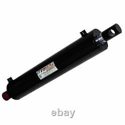 Hydraulic Cylinder Welded Double Acting 3.5 Bore 24 Stroke PinEye End 3.5x24
