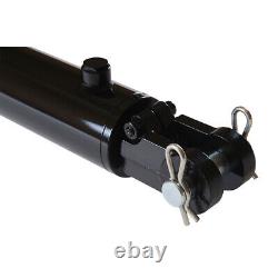 Hydraulic Cylinder Welded Double Acting 3 Bore 10 Stroke Clevis End 3x10 NEW