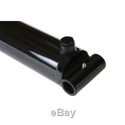 Hydraulic Cylinder Welded Double Acting 3 Bore 16 Stroke Cross Tube 3x16 NEW