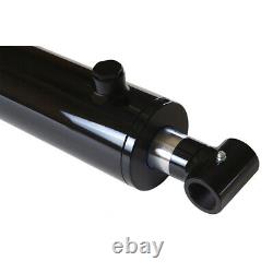 Hydraulic Cylinder Welded Double Acting 3 Bore 20 Stroke Cross Tube 3x20 NEW