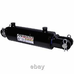 Hydraulic Cylinder Welded Double Acting 3 Bore 6 Stroke Clevis End 3x6 NEW