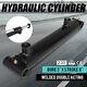 Hydraulic Cylinder Welded Double Acting 3 Bore 8 Stroke Cross Tube 3x8