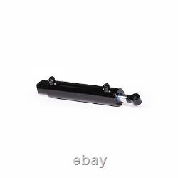 Hydraulic Cylinder Welded Double Acting 3 Bore 8 Stroke Tang WTG 3x8 NEW