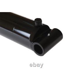 Hydraulic Cylinder Welded Double Acting 4 Bore 14 Stroke Cross Tube 4x14 NEW