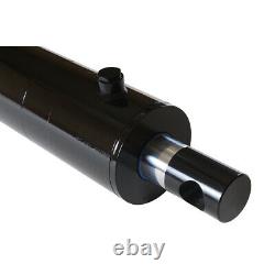 Hydraulic Cylinder Welded Double Acting 4 Bore 24 Stroke PinEye End 4x24 NEW