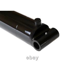 Hydraulic Cylinder Welded Double Acting 4 Bore 24 Stroke PinEye End 4x24 NEW