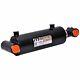 Hydraulic Cylinder Welded Double Acting 4 Bore 4 Stroke Cross Tube 4x4 New