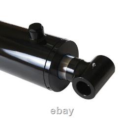 Hydraulic Cylinder Welded Double Acting 5 Bore 12 Stroke Cross Tube 5x12 NEW