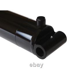 Hydraulic Cylinder Welded Double Acting 5 Bore 48 Stroke Cross Tube 5x48 NEW