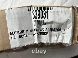 Lippert Aluminum Hydraulic Actuator With 1-1/2 Bore, 24 Stroke