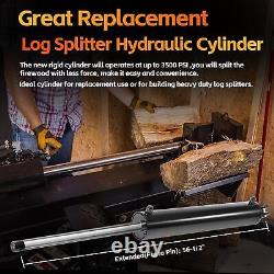 Log Splitter Hydraulic Cylinder 4.5 Bore x 24 Stroke x 1.75 Rod