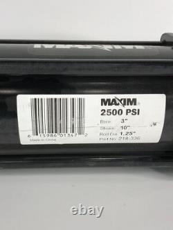 MAXIM 218-336 Hydraulic Tie Rod Cylinder 3 Bore, 10 Stroke